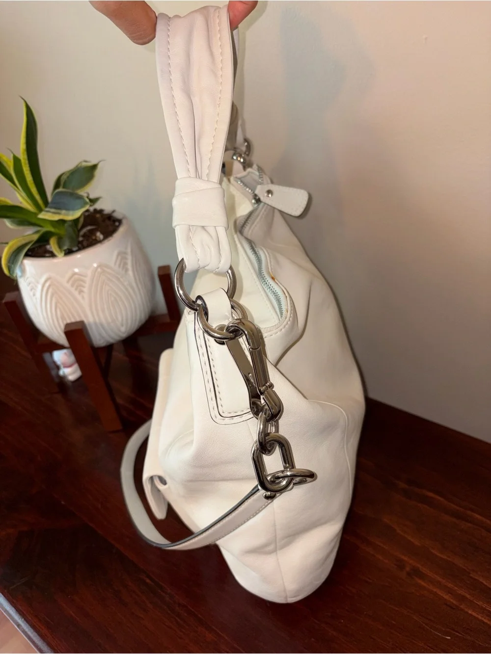 Coach Kristin Vintage y2k leather purse bag hobo